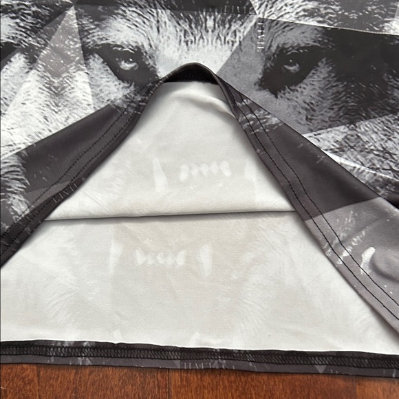 Civil Regime Black and Gray Wolf Bodycon Dress, Size Large, NWT - Picture 9 of 12